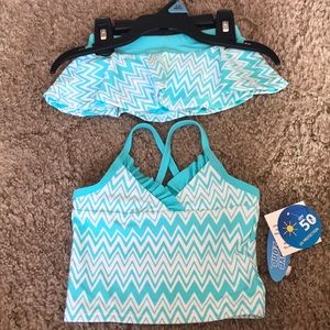 12 month two piece swim suit